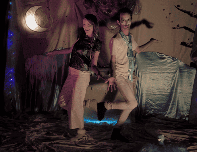 Ikaroita et Ikaroito dans Gus le lemming des neiges.